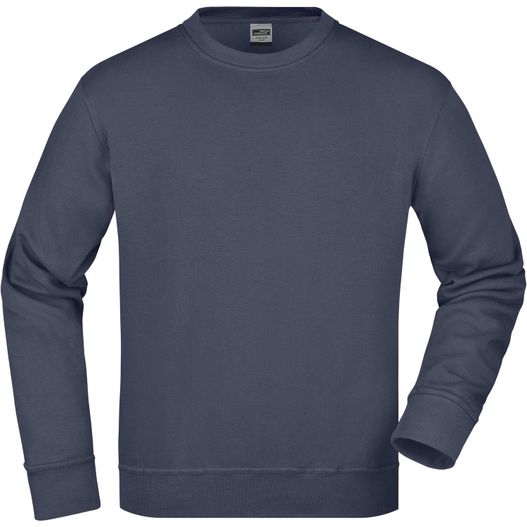 ein marine-sweatshirt mit einem langen ärmel und einem crew-hals Workwear Sweatshirt - Klassisches Rundhals-Sweatshirt (Bild 1)