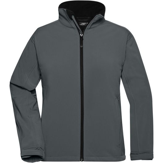 eine damen softshelljacke mit kapuze Ladies' Softshell Jacket - Trendige Jacke aus Softshell (Bild 1)