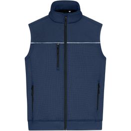 Produktabbildung Hybrid Workwear Vest - Robuste Weste mit dezentem Druck im Materialmix Hybrid Workwear Vest - Robuste Weste mit dezentem Druck im Materialmix