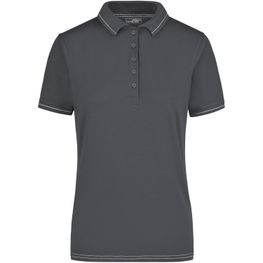 Ladies' Elastic Polo - Hochwertiges Poloshirt mit Kontraststreifen