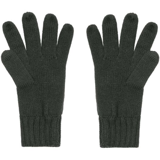 ein paar handschuhe auf weißem hintergrund Knitted Gloves - Strickhandschuhe mit gerippten Bündchen für Damen und Herren (Bild 1)