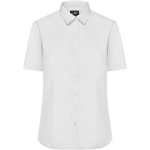 Ladies' Shirt Shortsleeve Poplin - Klassisches Shirt aus pflegeleichtem Mischgewebe (Bild 1)