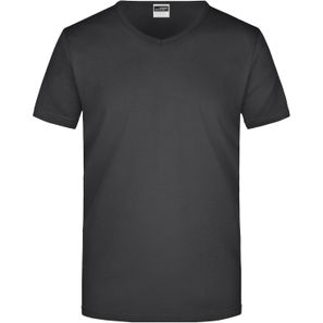 Men's Slim Fit V-T - Figurbetontes V-Neck-T-Shirt