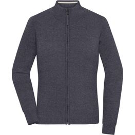 Produktabbildung Ladies' Zip-Cardigan - Klassische Strickjacke mit Reißverschluss Ladies' Zip-Cardigan - Klassische Strickjacke mit Reißverschluss
