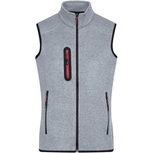 Men's Knitted Fleece Vest - Strickfleece Weste mit Stehkragen (Bild 1)