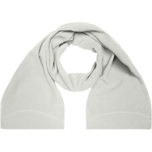 Microfleece Scarf - Eleganter Fleece Schal mit umgenähten Enden und Ziernaht (Bild 1)