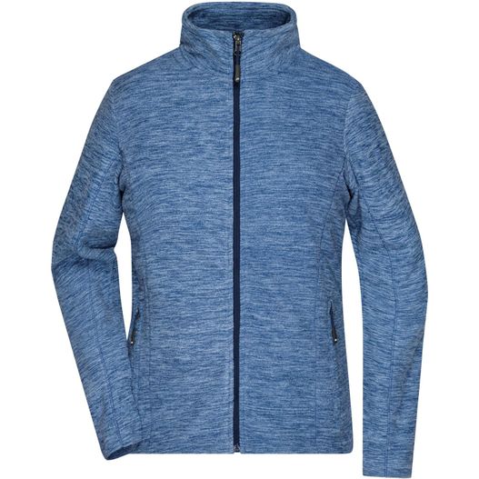 Ladies' Fleece Jacket - Fleecejacke in modischer Melange-Optik (Bild 1)