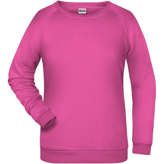 ein rosa sweatshirt mit langem ärmel Ladies' Promo Sweat - Rundhals-Sweatshirt (Bild 1)
