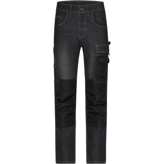 Workwear Stretch-Jeans - Jeans-Hose in gerader Schnittführung mit vielen Details (Bild 1)