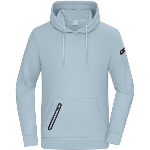 Men's Hoody Interlock - Stylischer Hoody in technischem Look (Bild 1)