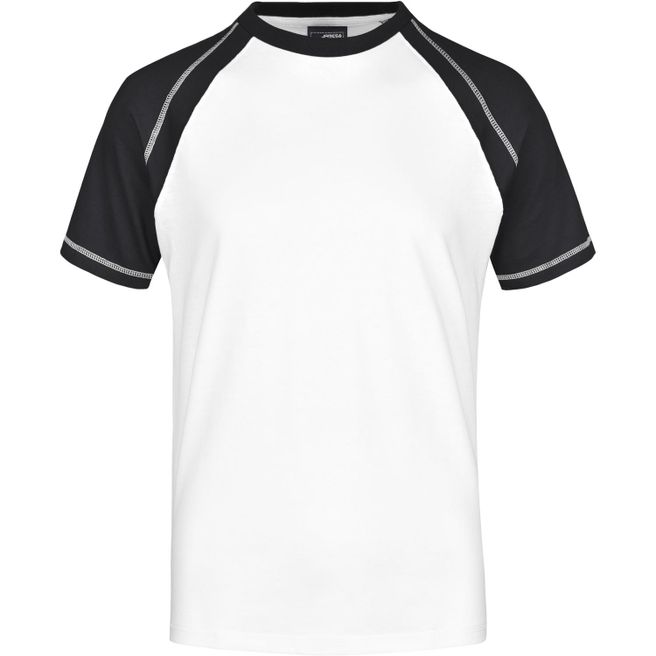 Men's Raglan-T - T-Shirt in sportlicher, zweifarbiger Optik