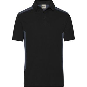 Men's Workwear Polo - STRONG - - Strapazierfähiges und pflegeleichtes Polo mit Kontrasteinsätzen