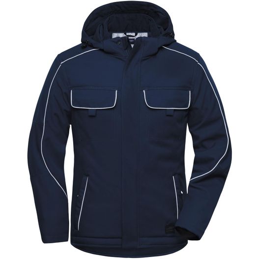 Workwear Softshell Padded Jacket - SOLID - - Professionelle Softshelljacke mit warmem Innenfutter und hochwertigen Details im cleanen Look (Bild 1)