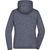 Ladies' Knitted Fleece Hoody - Kapuzenjacke aus Strickfleece in Melange-Optik (Bild 2)