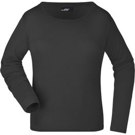 Ladies' Shirt Long-Sleeved Medium - Langarm T-Shirt aus Single Jersey
