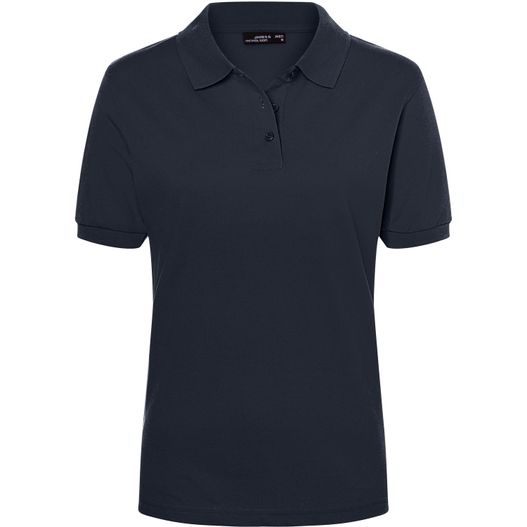 ein frauen poloshirt in marineblau Classic Polo Ladies - Hochwertiges Polohemd mit Armbündchen (Bild 1)