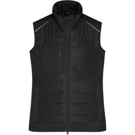Ladies' Hybrid Vest - Softshellweste im attraktiven Materialmix