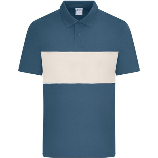 Polo colour-block UNISEX - Unisex Poloshirt mit Kontrasteinsatz (Bild 1)