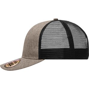 6 Panel Mesh Cap Mélange - Stylische Mesh Cap in moderner Mélange-Optik
