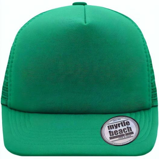 5 Panel Flat Peak Cap - 5 Panel Mesh Cap mit flachem Schild (Bild 1)