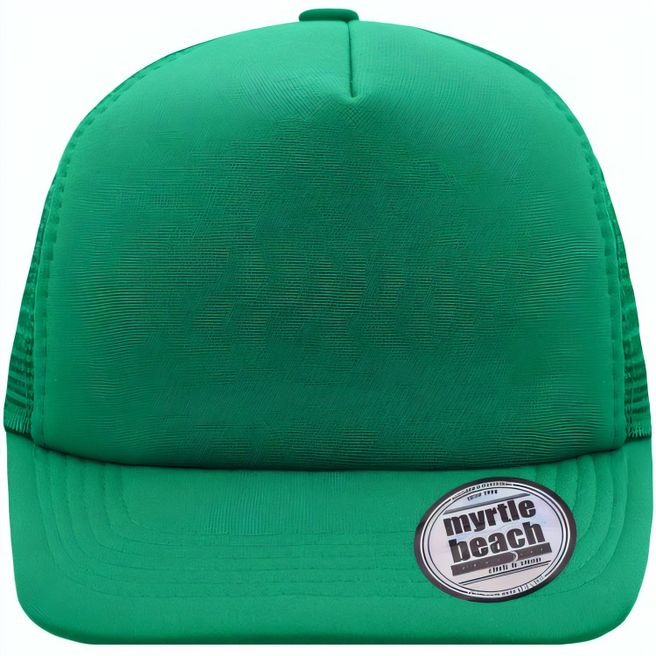 5 Panel Flat Peak Cap - 5 Panel Mesh Cap mit flachem Schild