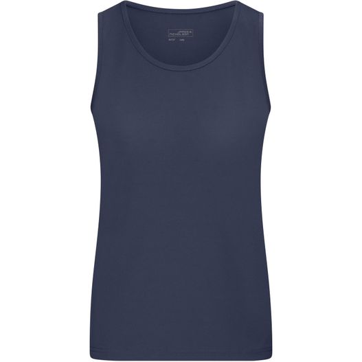 ein frauen tank top in marine Ladies' Active Tanktop - Funktionstop für Freizeit und Sport (Bild 1)