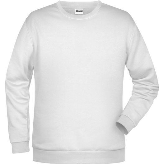 ein weißes sweatshirt mit langem ärmel Men's Promo Sweat - Rundhals-Sweatshirt (Bild 1)