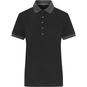 Ladies' Polo - Klassisches Polo mit kontrastfarbigem Kragen und Armbündchen in Piqué-Qualität