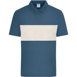 Polo colour-block UNISEX - Unisex Poloshirt mit Kontrasteinsatz