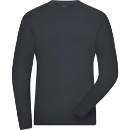 Men's BIO Stretch-Longsleeve Work - SOLID - - Langarm Shirt aus weichem Elastic-Single-Jersey