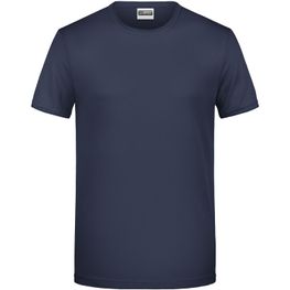 Men's-T - T-Shirt mit trendigem Rollsaum