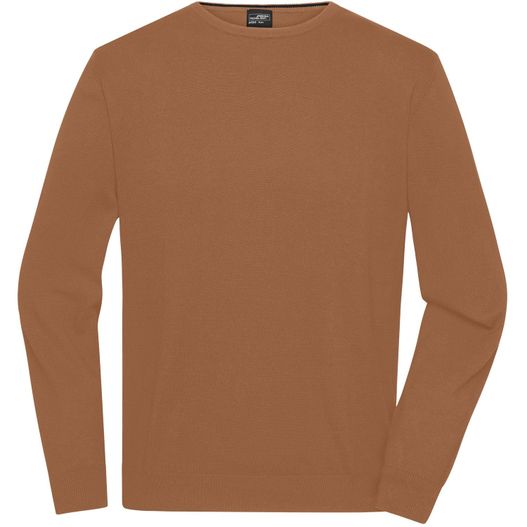 Men's Round-Neck Pullover - Klassischer Baumwoll-Pullover (Bild 1)