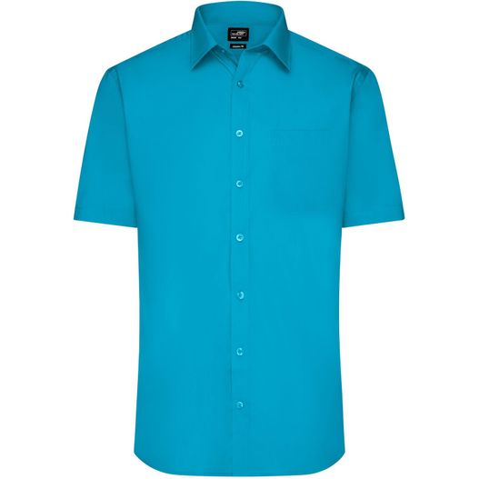 Men's Shirt Shortsleeve Poplin - Klassisches Shirt aus pflegeleichtem Mischgewebe (Bild 1)