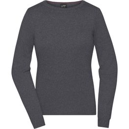 Ladies' Round-Neck Pullover - Klassischer Baumwoll-Pullover
