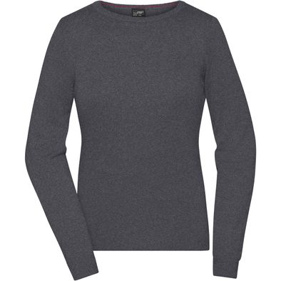 Produktabbildung Ladies' Round-Neck Pullover - Klassischer Baumwoll-Pullover Ladies' Round-Neck Pullover - Klassischer Baumwoll-Pullover