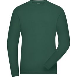Men's BIO Stretch-Longsleeve Work - SOLID - - Langarm Shirt aus weichem Elastic-Single-Jersey