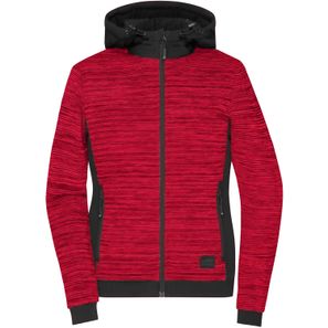 Ladies' Padded Hybrid Jacket - Wattierte Strickfleece Jacke im attraktiven Materialmix