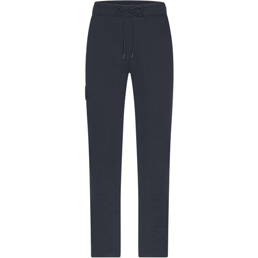 ein bild von einem paar navy pullover Men's Lounge Pants - Modische Sweathose aus BIO-Baumwolle im Cargo-Style (Bild 1)