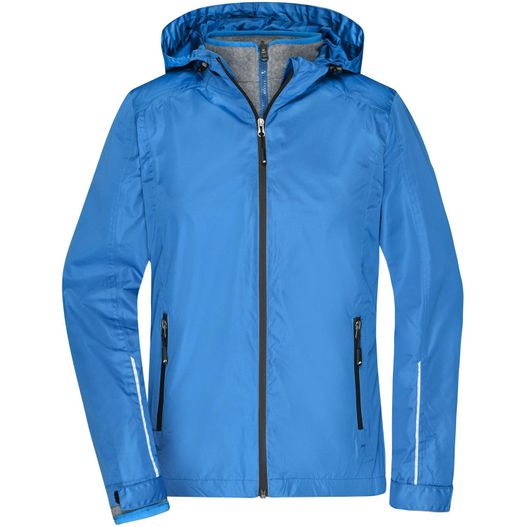eine blaue jacke mit kapuze und kapuze Ladies' 3-in-1-Jacket - Funktionelle Doppeljacke, 3 Tragevariationen, vielseitig einsetzbar, Fleece-Innenjacke leicht auszippbar (Bild 1)