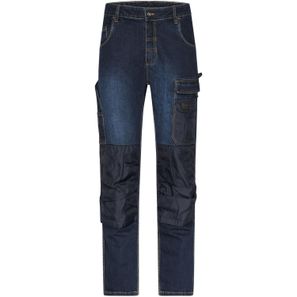 Workwear Stretch-Jeans - Jeans-Hose in gerader Schnittführung mit vielen Details