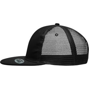 6 Panel Flat Peak Cap - 6 Panel Mesh Cap mit flachem Schild