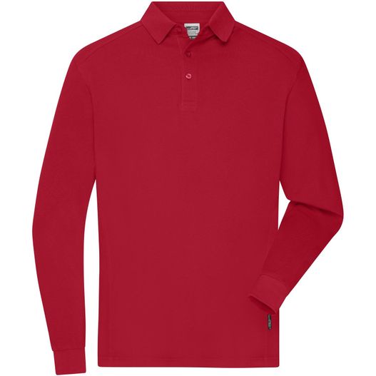 Men's Workwear-Longsleeve Polo - Strapazierfähiges und pflegeleichtes Langarm Polo (Bild 1)