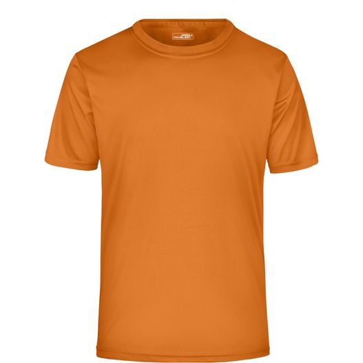 orange t - shirt auf weißem hintergrund Men's Active-T - Funktions T-Shirt für Freizeit und Sport (Bild 1)