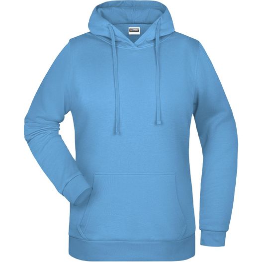 damen kapuzenpullover in blau Ladies' Promo Hoody - Klassisches Kapuzensweat (Bild 1)
