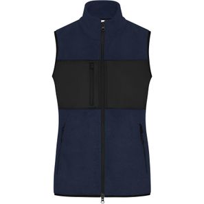 Ladies' Fleece Vest - Fleeceweste im Materialmix