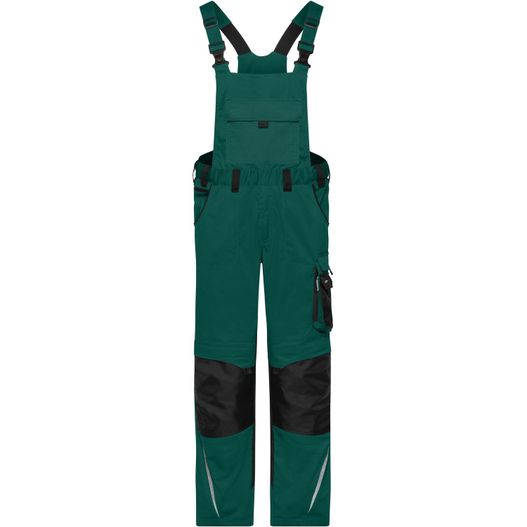 Workwear Pants with Bib - STRONG - - Spezialisierte Latzhose mit funktionellen Details und flexibel einstellbarem, elastischen Bund (Bild 1)