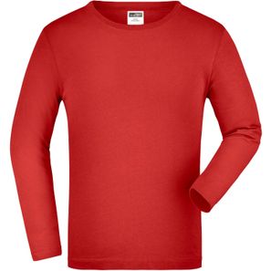 Junior Shirt Long-Sleeved Medium - Langarm T-Shirt aus Single Jersey