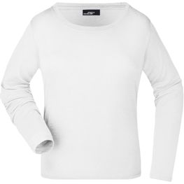 Ladies' Shirt Long-Sleeved Medium - Langarm T-Shirt aus Single Jersey