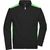 Men's Workwear Sweat Jacket - COLOR - - Sweatjacke mit Stehkragen und Kontrasteinsätzen