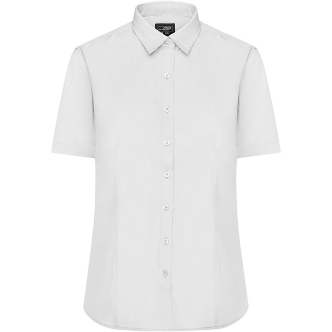 Ladies' Shirt Shortsleeve Poplin - Klassisches Shirt aus pflegeleichtem Mischgewebe